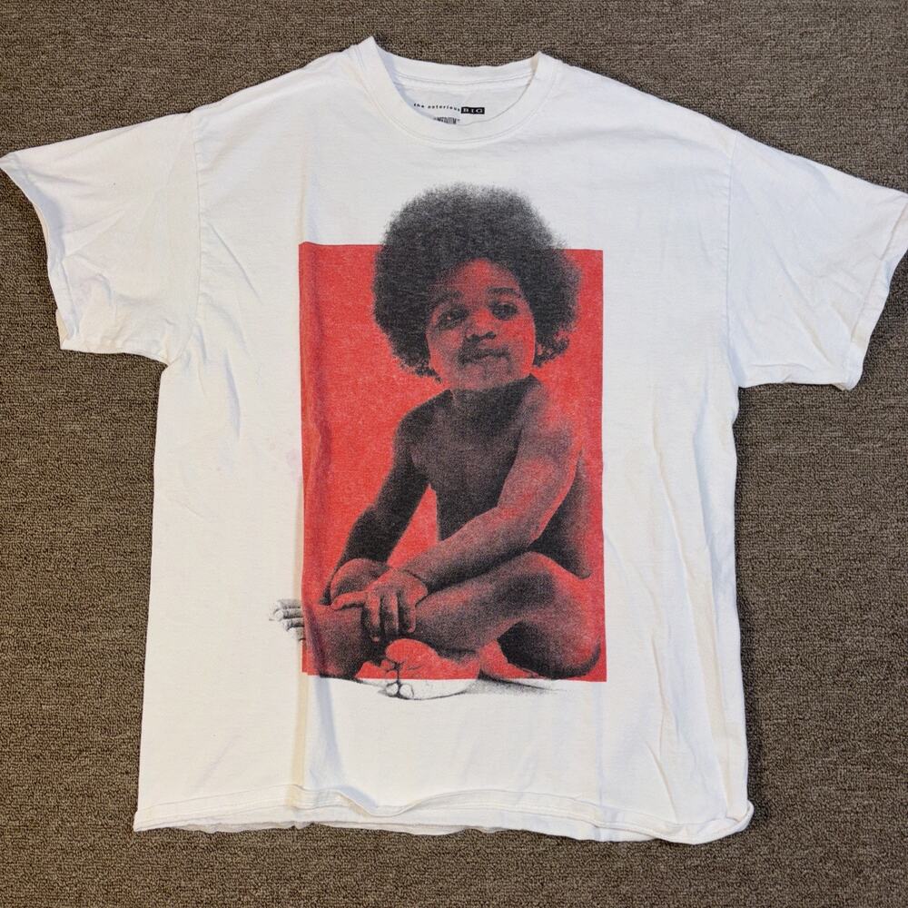 Notorious BIG Ready To Die Tour Shirt Medium Modern 20.5x28